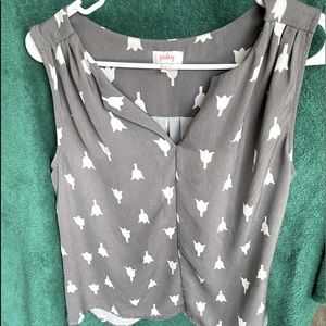 Tulip gray dress tank top